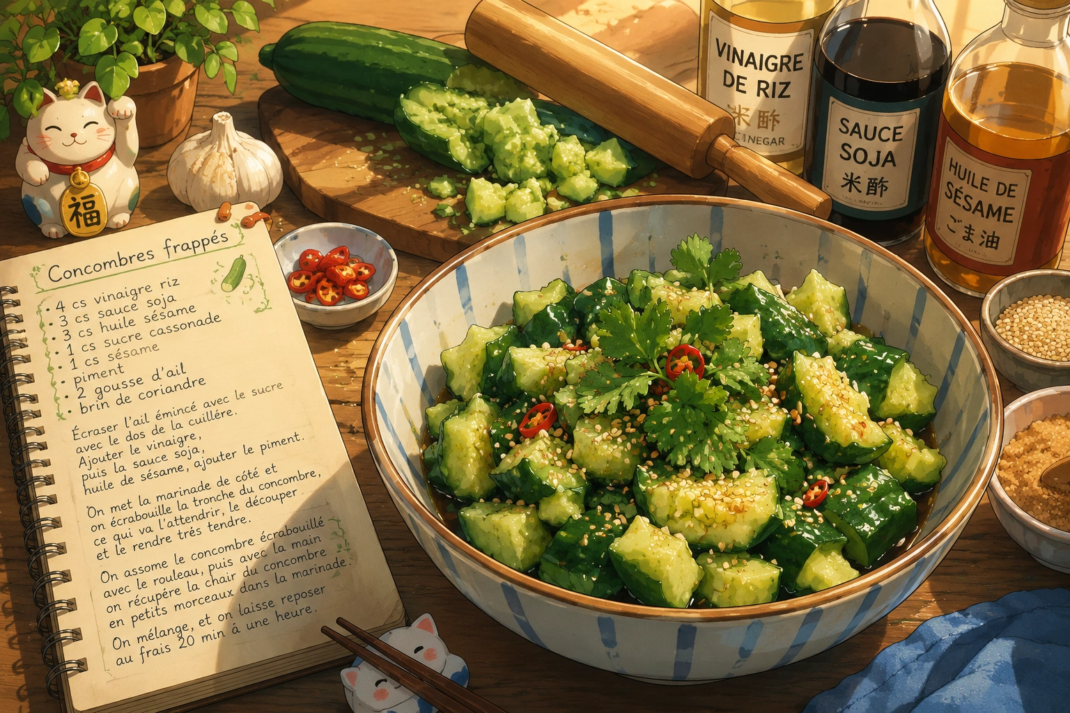 Concombres frappés 🥒