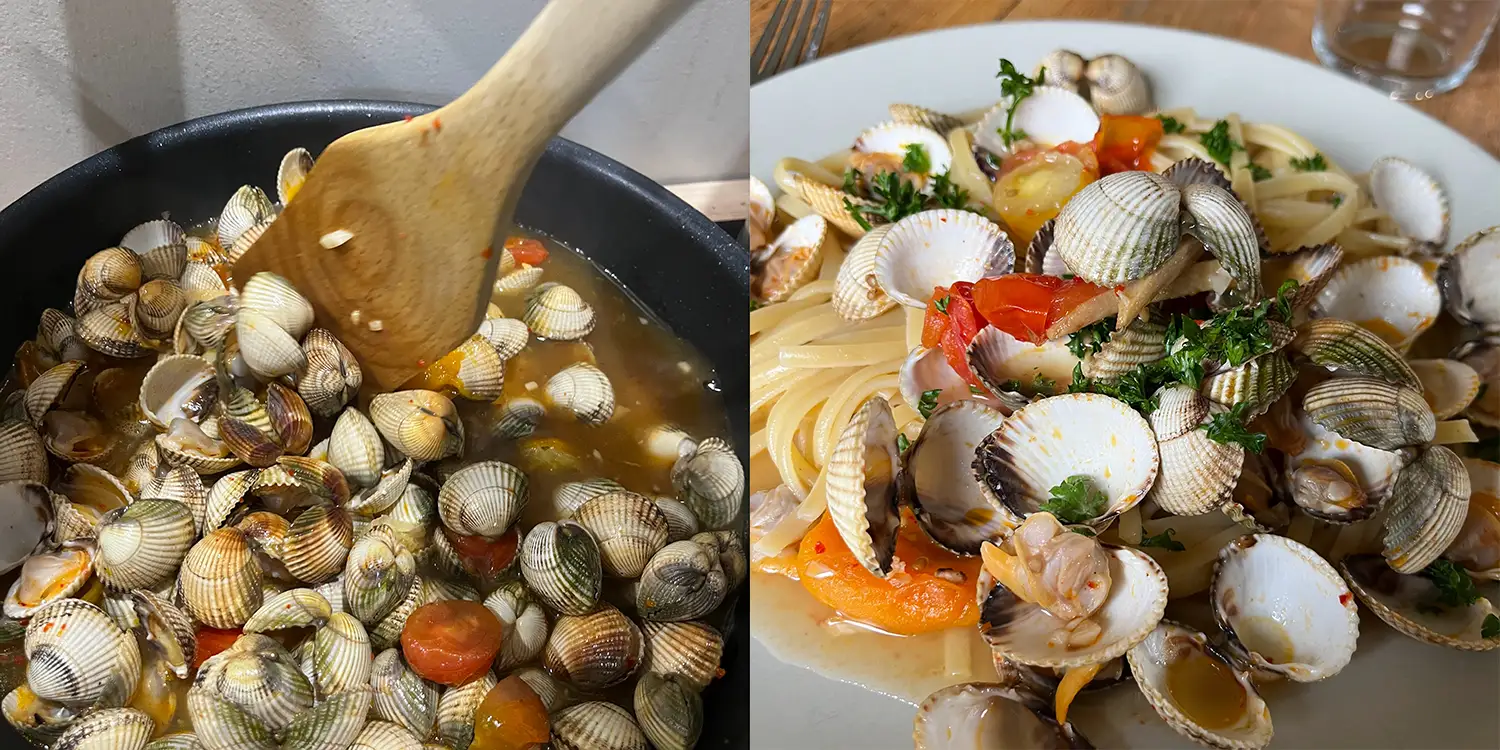 Linguines alla vongole