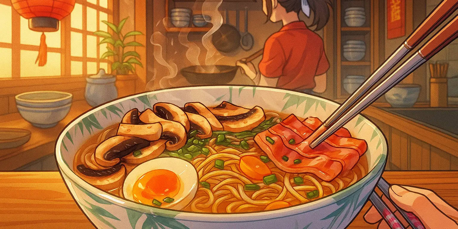 Ramen comme dans un film de Miyazaki 🍜