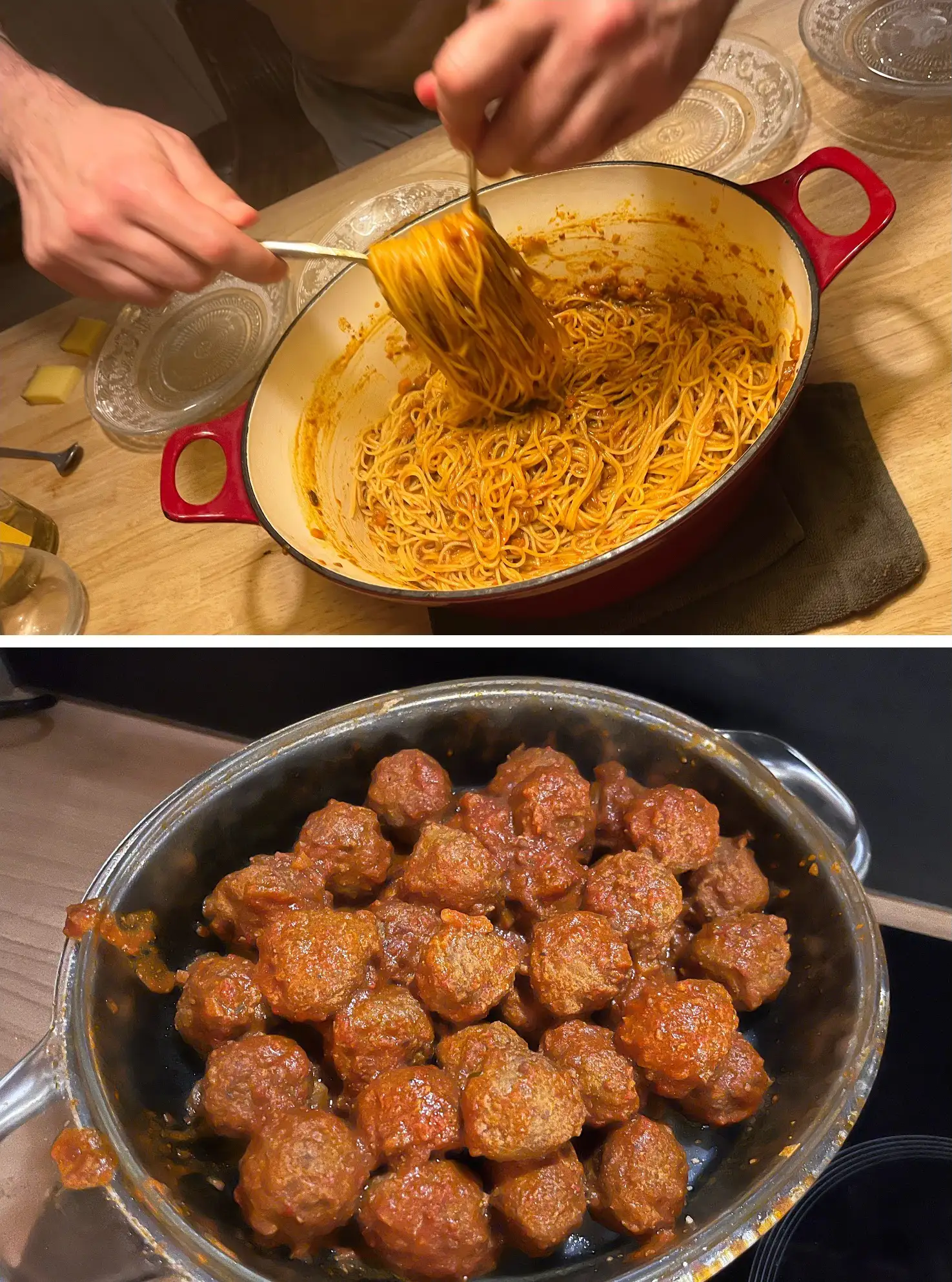 Spaghetti boulettes